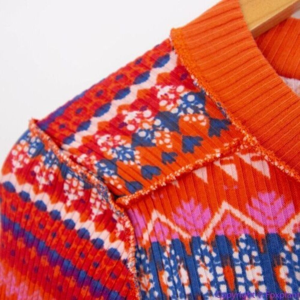 NEW Free People Movement Rally Printed Layer, XS - Picture 14 of 16